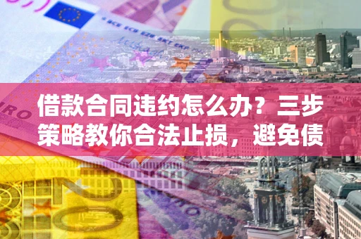 北京借款合同违约怎么办？三步策略教你合法止损，避免债务危机升级