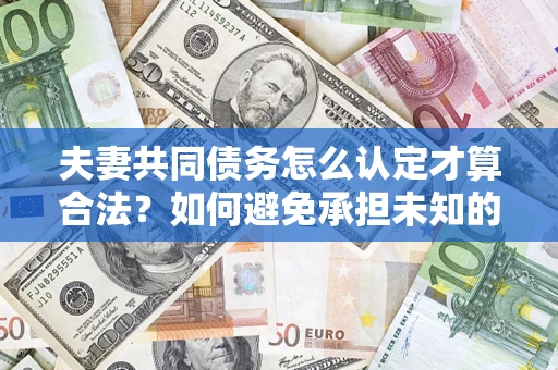 北京夫妻共同债务怎么认定才算合法？如何避免承担未知的债务风险？