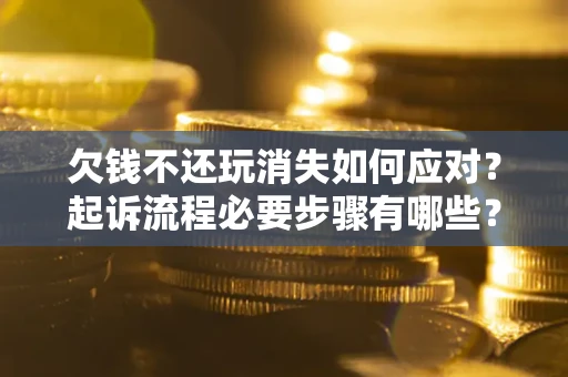 北京欠钱不还玩消失如何应对？起诉流程必要步骤有哪些？